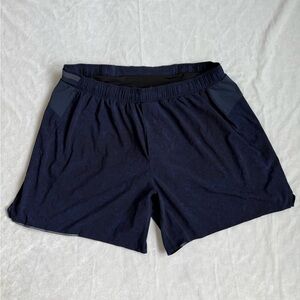 lululemon Surge Short 6” Liner Reflective Running Shorts with pocket